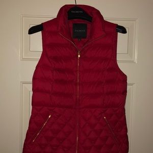 Talbots Down Vest Size Small